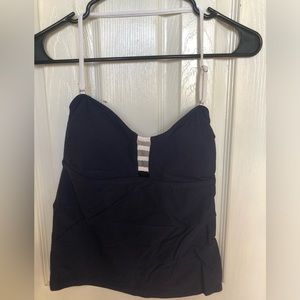 Sun & Sea Navy Blue Tankini Top Size S
